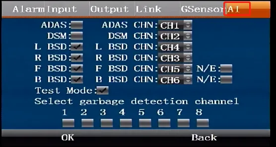 1. Login menu