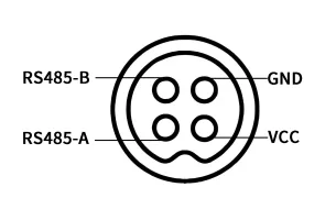 4pin female connector for sound and light alarm