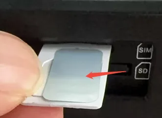 V. Troubleshooting SIM Card Slot Contact Power off the device and remove the SIM