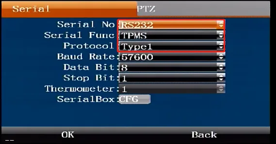 2. Device menu configuration
