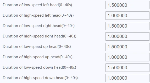 5. Threshold and sensitivity adjustment