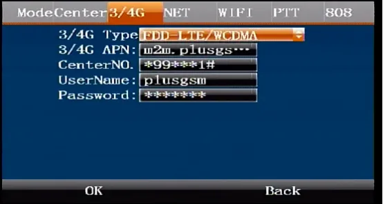 Use the remote control display menu configuration