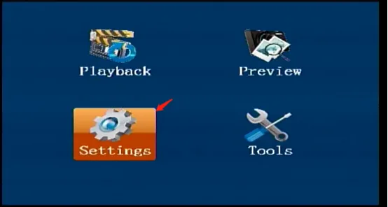 Use the remote control display menu configuration