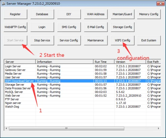 Server-WIFI Auto Download