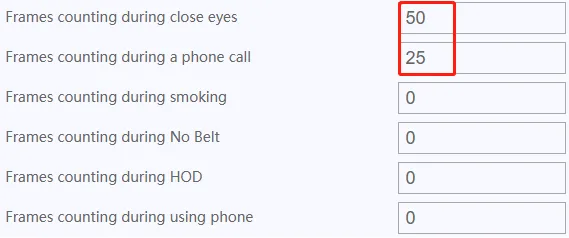 5. Threshold and sensitivity adjustment