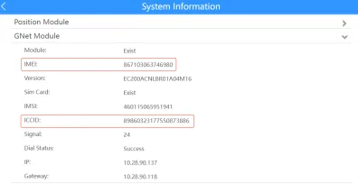 View using device Web information